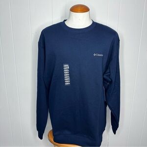 NWT Columbia Hart Mountain II Navy Crewneck Sweatshirt